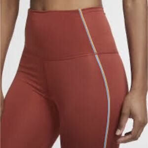 Nike Women's Athletic High Wasted Leggings Burnt Orange Size M